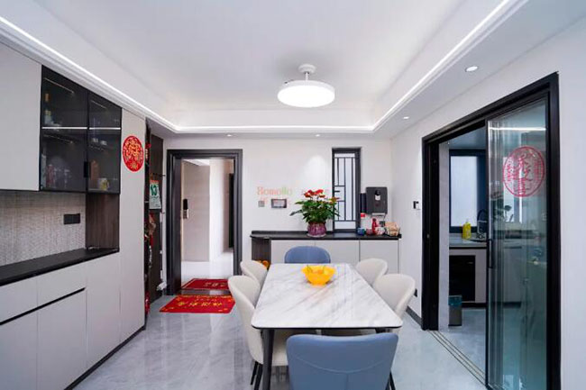 93㎡三居現(xiàn)代風(fēng)，通透明亮的實用型雅居